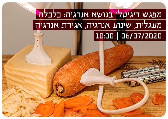 מפגש דיגיטלי בנושא אנרגיה: כלכלה מעגלית, שינוע אנרגיה, אגירת אנרגיה Energy Meetup