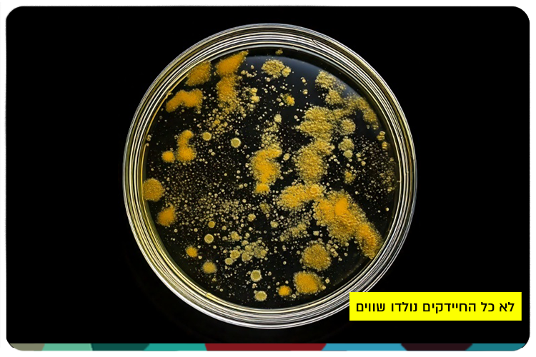 לא כל החיידקים נולדו שווים Not All Bacteria Are Created Equal