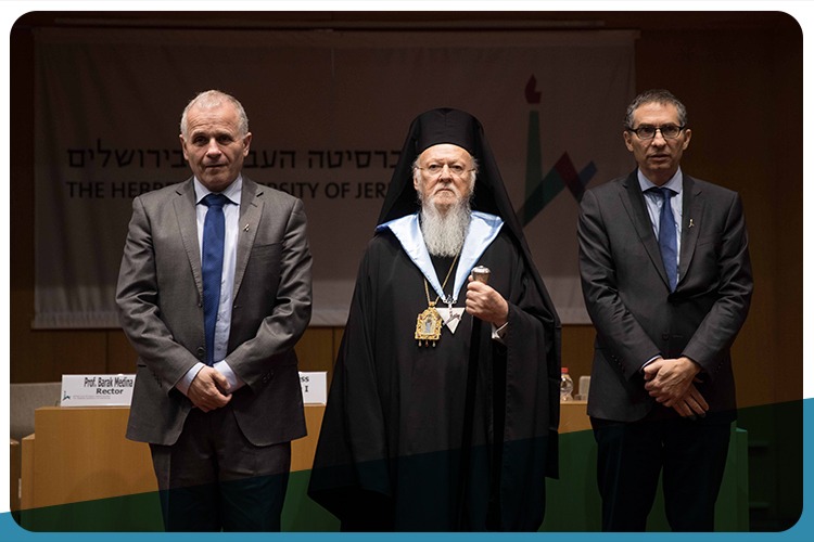 Honorary degree to the Patriarch