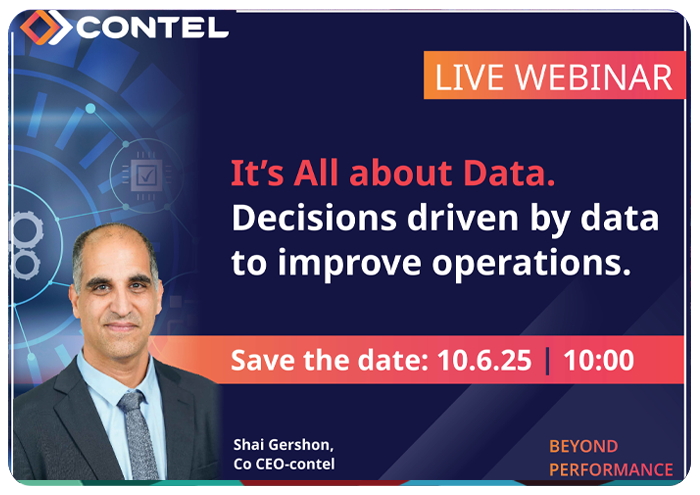 Shai Gershon, Contel CEO, All about data webinar