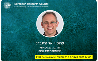Prof. Yoel Greenberg - ERC Consolidator Grant
